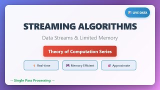 Streaming Algorithms: Handle Big Data with Limited Memory!