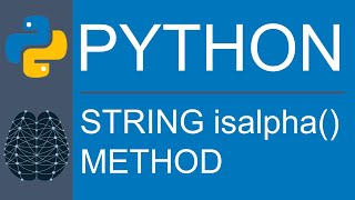 Python | Data Type | String | isalpha() Method