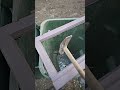 breaking glass with hammer in slow motion shorts