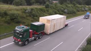 Přeprava velké bedny - Transporting a large box - Nadměrný náklad/Oversize load/Schwertransport