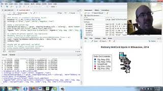 Applying Basic Spatial Statistics to Crime Data in R