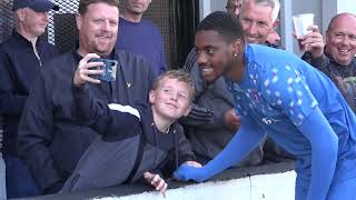 Pitchside Blues - as filmed at eye level up at Gretna