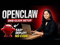 OpenClaw 1-Click Setup (NO CODE) | Build Your Own AI Agent That Runs 24/7