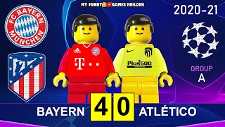 Bayern vs Atletico Madrid 4-0 • Champions League 20/21 in Lego • All Goals Highlights Lego Football