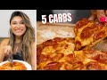 BEST LOW CARB PEPPERONI PIZZA! How to Make Keto Pizza Crust Recipe