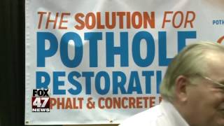 Relief from potholes may being coming