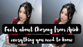 10+ facts about Apink Chorong you didn't know but needs to know now🌷