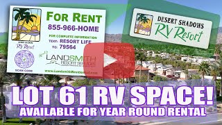 6980-1 Ramon Rd #61 Cathedral City CA 92234