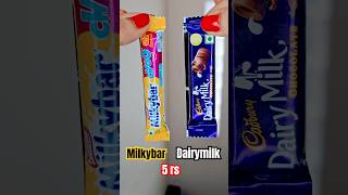 Milky bar Vs Dairymilk tom🍓jerry #chocolate #candy #food #shorts #malayalam #1million #viralvideo