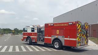 Harrisburg Bureau Of Fire Squad 8 Responding