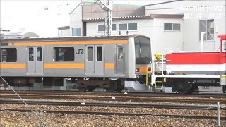 209系1000番台トタ82編成NN配給後 2分割され廃車置き場に留置される！解体前提の留置？2025.1.30 JR長野総合車両センター　panasd 3559