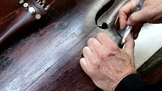 Pfretzschner cello corner shaping