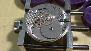 How I assemble a pocket watch, Hamilton 916