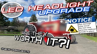 Are LED HEADLIGHTS Worth it for YOUR Tractor?! | (Plus a NEW PROJECT announcement!)