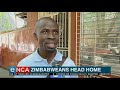 Zimbabweans head home