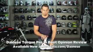 Dainese Torque Pro In Boot Opinion Review at RevZilla.com