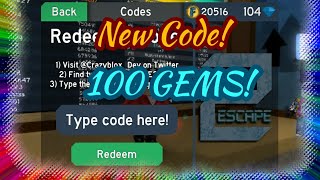 Code How To Get 25 Free Gems In Flood Escape 2 Roblox Codes
