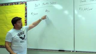 Calculating Net Monthly Salary