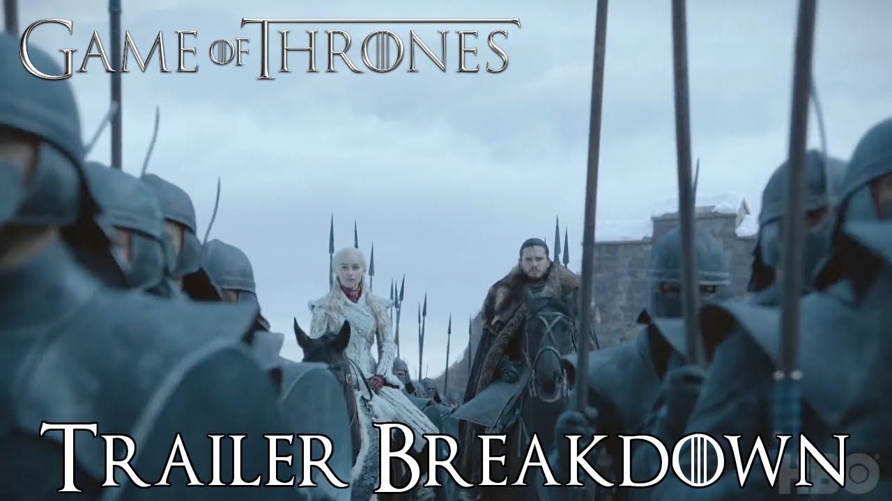 Game Of Thrones Season 8 Official Trailer Breakdown (Game Of Thrones ...