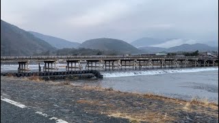 【4K】Walk in Kyoto, Arashiyama Togetsukyo.