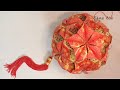 红包灯笼～桃花花球系列3 angpao lantern origami paper flower 3 #手工 #红包 #diy