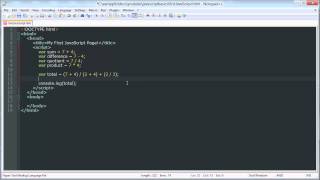 Operators - JavaScript Basics Tutorial 5