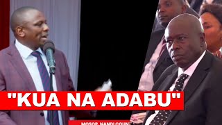 KIMEUMANA! Listen to what angry Kimani Ichungwa told DP Gachagua face to face today in Nandi!‎️‍🔥‎️‍