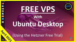 FREE Ubuntu 22 04 with Desktop VPS using NoMachine using the Hetzner free trial offer 2023/ Free RDP