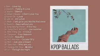 Kpop Ballads Playlist  For Studying Sleeping And Relaxing