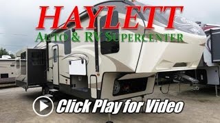 (Sold) HaylettRV.com - 2017 Keystone Cougar 327RES Rear TV and Living Fifth Wheel RV