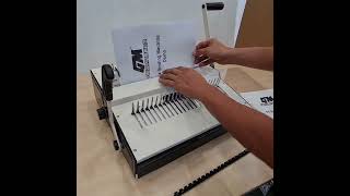 Geomaster F4 Comb Binding Machine Demo