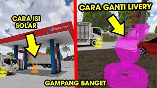 Gampang Banget !! Cara Isi Solar Dan Ganti Livery di Update Es Truck ID 4