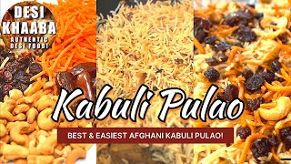 Afghani Kabuli Pulao Recipe [no meat], Simple & Delicious #kabulipulao