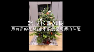 新鮮諾貝松聖誕樹 乾燥花DIY裝飾篇Chirstmas Tree DIY　クリスマスツリー　乾燥花DIY篇