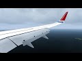 p3dv4.2 stormy approach into copenhagen kastrup 60fps