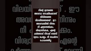 പ്രിയരേ നിങ്ങൾ തകർന്നു പോകാൻ കർത്താവ് അനുവദിക്കില്ല #shorts#shortsfeed