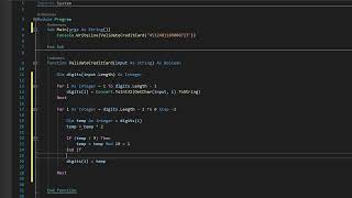How to Validate a Credit Card Number in Visual Basic (Luhn Algorithm)