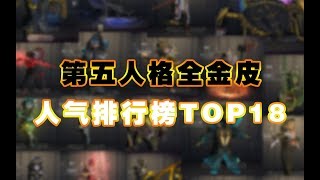 这个皮肤秒杀了所有金皮！金皮排行榜TOP18！你心目中最好的金皮是什么？