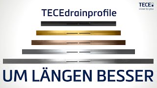 TECEdrainprofile – die Duschrinne für jedes Bad