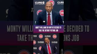 Monty Williams on why he took the Detroit Pistons job