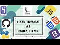 Flask Tutorial #1: Route, render_template and running your app