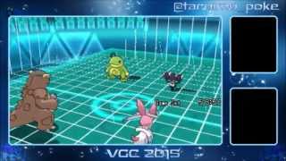 【ポケモンORAS】ダブル miyukihimeVGCさんとのフレ戦 VS雨滅び構築【VGC2015】