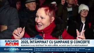 2025, întâmpinat cu șampanie și concerte. Românii s-au distrat în aer liber, acasă sau la restaurant