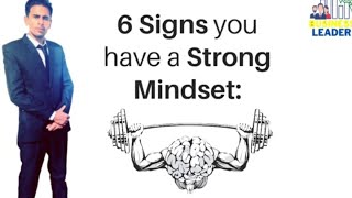 6 Signs you have A Strong Mindset| Anwar Ali Sheikh| Financial Advisor.