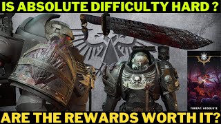 IS ABSOLUTE DIFFICULTY HARD? ARE THE REWARDS WORTH IT? LET'S TALK! #spacemarine2 #warhammer40k