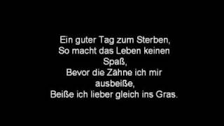 J.B.O.  - Ein Guter Tag zum Sterben- Lyrics