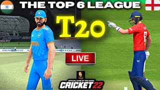 The Top 6 League - India vs England 4th T20 Match - Cricket 22 Live - RtxVivek