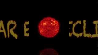 Solar eclipse from space (Feb 21, 2012)