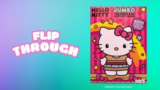 Hello Kitty Coloring and Activity Book by Bendon / Flip Through #hellokitty #sanrio