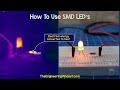 how to use smd leds in your electronics projects